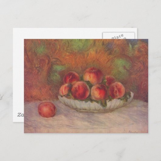 Stillleben mit Früchten - Pierre-Auguste Renoir Postkarte (Vorne/Hinten)
