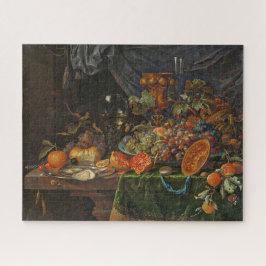 Stillleben mit Früchten und Austern Abraham Mignon Puzzle