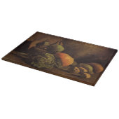 Stillleben mit Gemüse und Obst von Van Gogh Schneidebrett (Ecke)