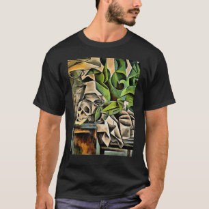 Stillleben mit geometrischer Kunst des Cranium T-Shirt