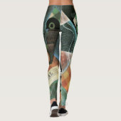 Stillleben mit geprüftem Tabletekloth von Juan Gri Leggings (Rückseite)