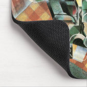 Stillleben mit geprüftem Tabletekloth von Juan Gri Mousepad (Ecke)