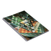 Stillleben mit geprüftem Tabletekloth von Juan Gri Notizblock (Rechte Seite)