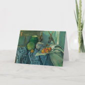 Stillleben mit Ginger Jar und Eggplants, Cezanne Karte (Vorderseite)
