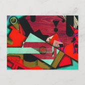 Stillleben mit Gitarre von Juan Gris Postkarte (Vorderseite)