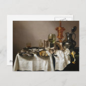 Stillleben mit Goldgoblet - Willem Claesz. Heda Postkarte (Vorne/Hinten)