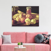 Stillleben mit Granatäpfeln Leinwanddruck (Insitu (Wohnzimmer))