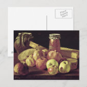 Stillleben mit Granatäpfeln Postkarte (Vorne/Hinten)