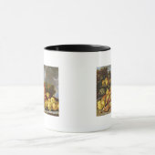 Stillleben mit Granatäpfeln Tasse (Zentrum)