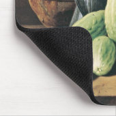 Stillleben mit Gurken und Tomaten Mousepad (Ecke)