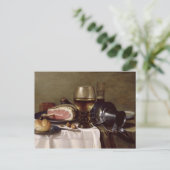 Stillleben mit Ham 2 Postkarte (Stehend Vorderseite)