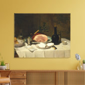 Stillleben mit Ham Leinwanddruck (Insitu (Wohnzimmer))