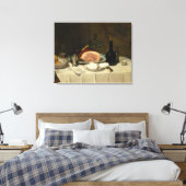 Stillleben mit Ham Leinwanddruck (Insitu (Schlafzimmer))