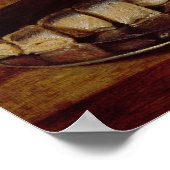 Stillleben mit Hering Poster (Ecke)