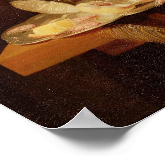 Stillleben mit Hummer Poster (Ecke)