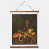 Stillleben mit Hummer und Fruchttapestern Wandteppich Mit Holzrahmen (Vorderseite)