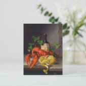 Stillleben mit Hummer von Anonymous Postkarte (Stehend Vorderseite)