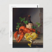 Stillleben mit Hummer von Anonymous Postkarte (Vorne/Hinten)