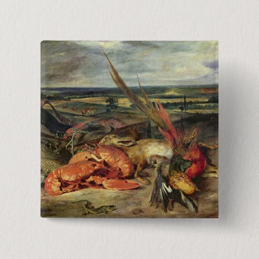Stillleben mit Hummern, 1826-27 Button (Vorderseite)