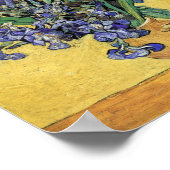 Stillleben mit Iris Vincent van Gogh Poster (Ecke)