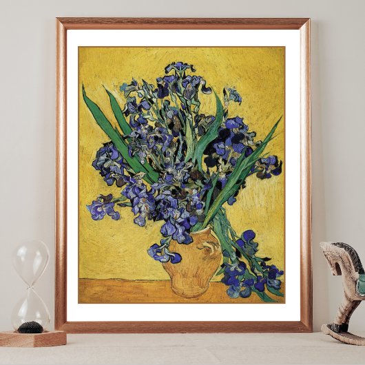 Stillleben mit Iris Vincent van Gogh Poster