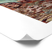 Stillleben mit Iris von Vincent Van Gogh Poster (Ecke)