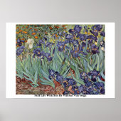 Stillleben mit Iris von Vincent Van Gogh Poster (Vorne)