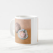Stillleben mit Jakobsmuscheln Kaffeetasse (Vorderseite Links)