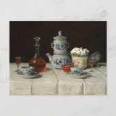 Stillleben mit Kaffee-Einstellung | Albert Anker Postkarte (Vorderseite)