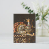 Stillleben mit Kaffeepuppe | Max Schödl Postkarte (Stehend Vorderseite)