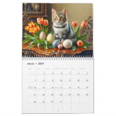 Stillleben mit Katzen – Kunstkalender 2027 Kalender (Mär 2027)