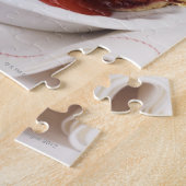 Stillleben mit Kirschkuchen Puzzle (Seite)
