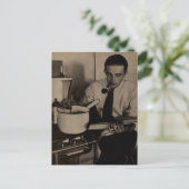 "Stillleben mit Kochtopf" Postkarte (Stehend Vorderseite)