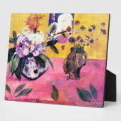 Stillleben mit Kopf-förmiger Vase | Paul Gauguin | Fotoplatte (Seite)