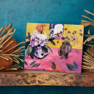 Stillleben mit Kopf-förmiger Vase   Paul Gauguin   Fotoplatte