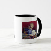 Stillleben mit Kopf von Voltaire Tasse (VorderseiteRechts)