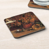 Stillleben mit L'Esperance (Hoffnung) von Paul Gau Getränkeuntersetzer (Linke Seite)