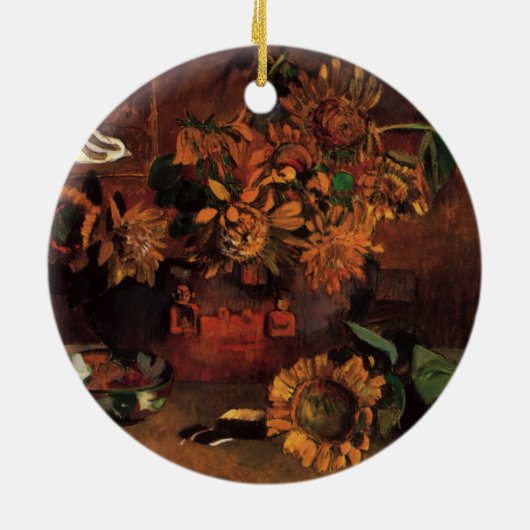 Stillleben mit L'Esperance (Hoffnung) von Paul Gau Keramik Ornament (Hinten)