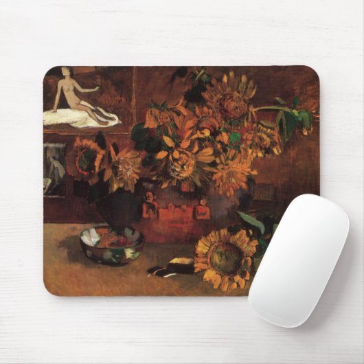 Stillleben mit L'Esperance (Hoffnung) von Paul Gau Mousepad (Mit Mouse)