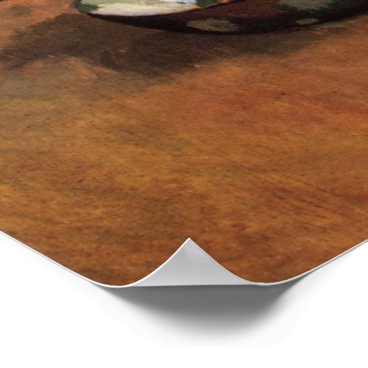 Stillleben mit L'Esperance (Hoffnung) von Paul Gau Poster (Ecke)