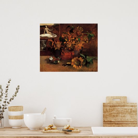 Stillleben mit L'Esperance (Hoffnung) von Paul Gau Poster (Küche)