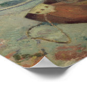 Stillleben mit Mandoline, 1885 Poster (Ecke)