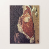 Stillleben mit Meat Monet Schöne Kunst Puzzle (Vertikal)