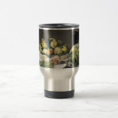 Stillleben mit Melon und Peaches von Manet Reisebecher (Mittel)