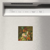 Stillleben mit Melon und Trauben Magnet (In Situ (Geschirrspüler))