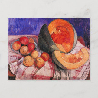 Stillleben mit Melone durch Paula Modersohn-Becker Postkarte