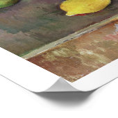 Stillleben mit Milchkrug und Obst, c.1886-90 (Öl) Poster (Ecke)