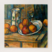 Stillleben mit Milchsaft und Obst von Cezanne Puzzle (Vertikal)