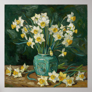 Stillleben mit Narzissen nach Van Gogh Poster
