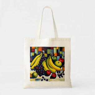 Stillleben mit Obst 2 Tragetasche